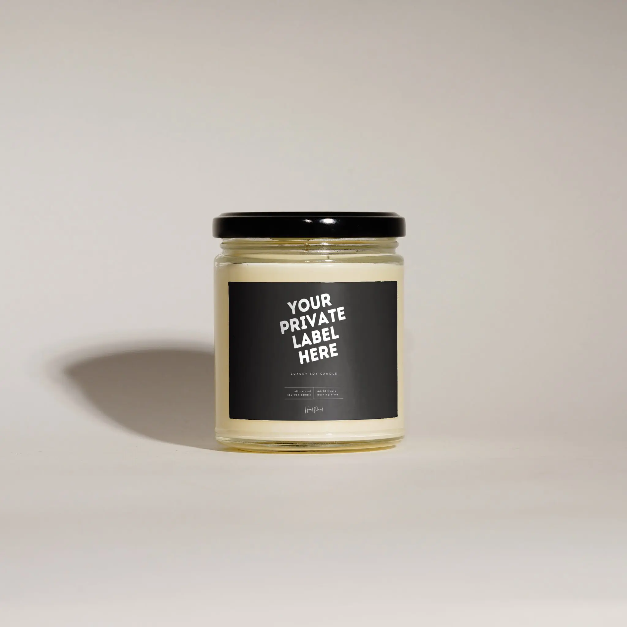 Straight-Sided Glass 9oz Candle